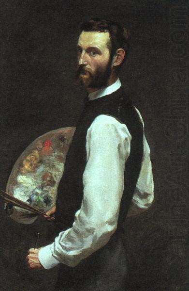 portrait, Frederic Bazille